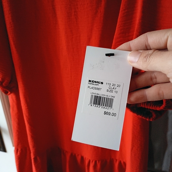 Harper Rose Women's Long Balloon Sleeve Shift Size 10 - Picture 4 of 16